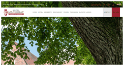Desktop Screenshot of hotel-markgraf.de