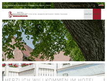 Tablet Screenshot of hotel-markgraf.de